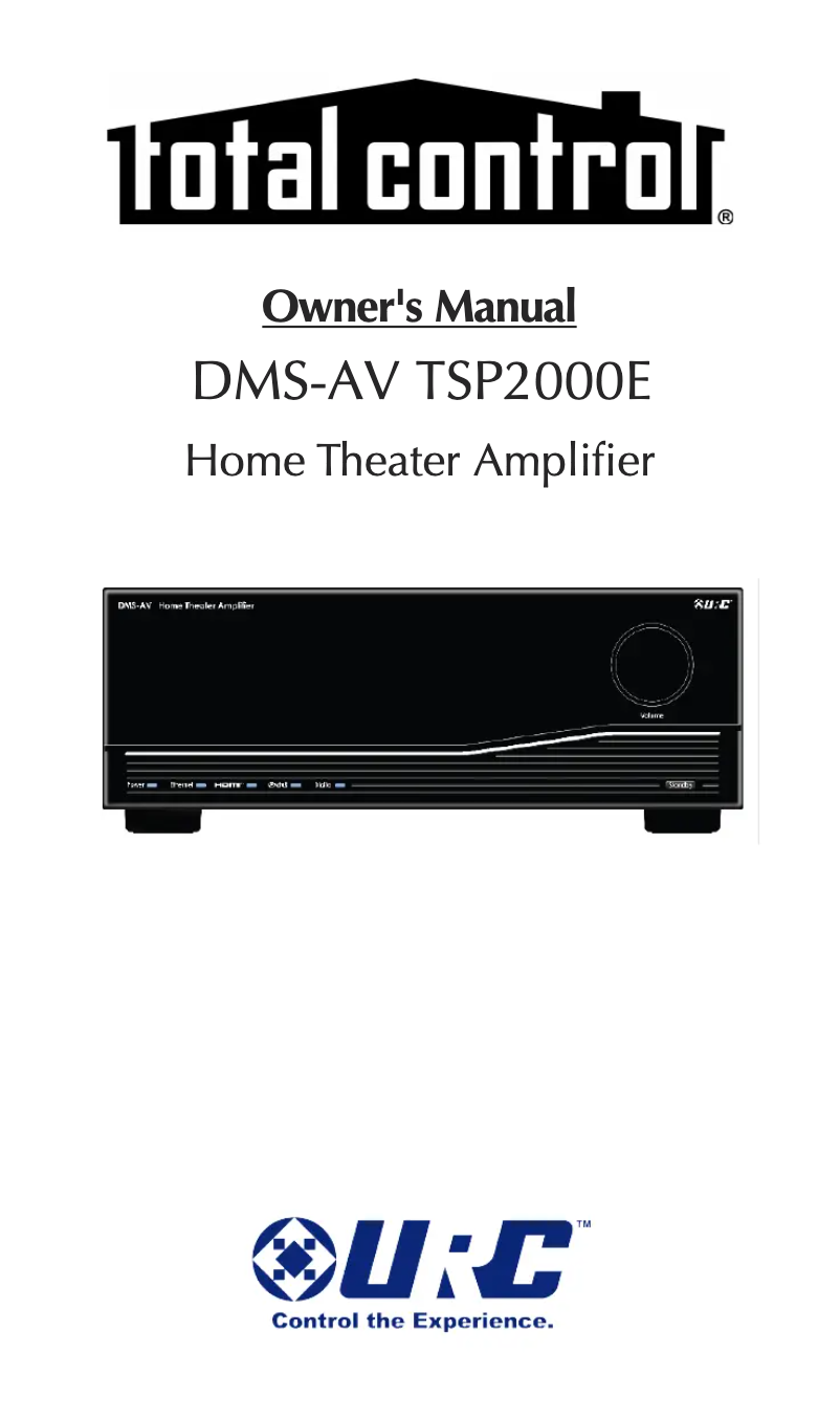 Page n°1 - Manuel utilisateur Universal Remote Control DMS-AV