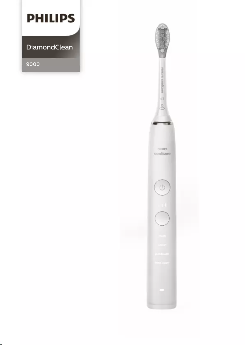 Image de la première page du manuel de l'appareil Sonicare DiamondClean Smart HX9901