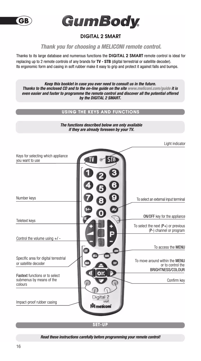 Image de la première page du manuel de l'appareil Digital 2 smart