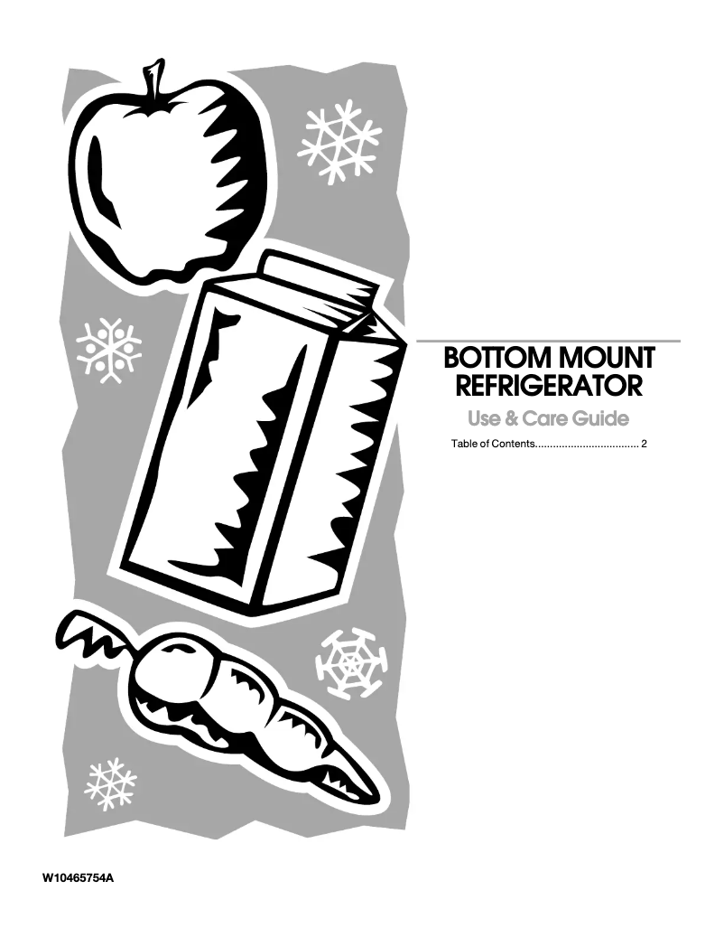 Page n°1 - Guide d'installation Whirlpool 5GI6FARAF