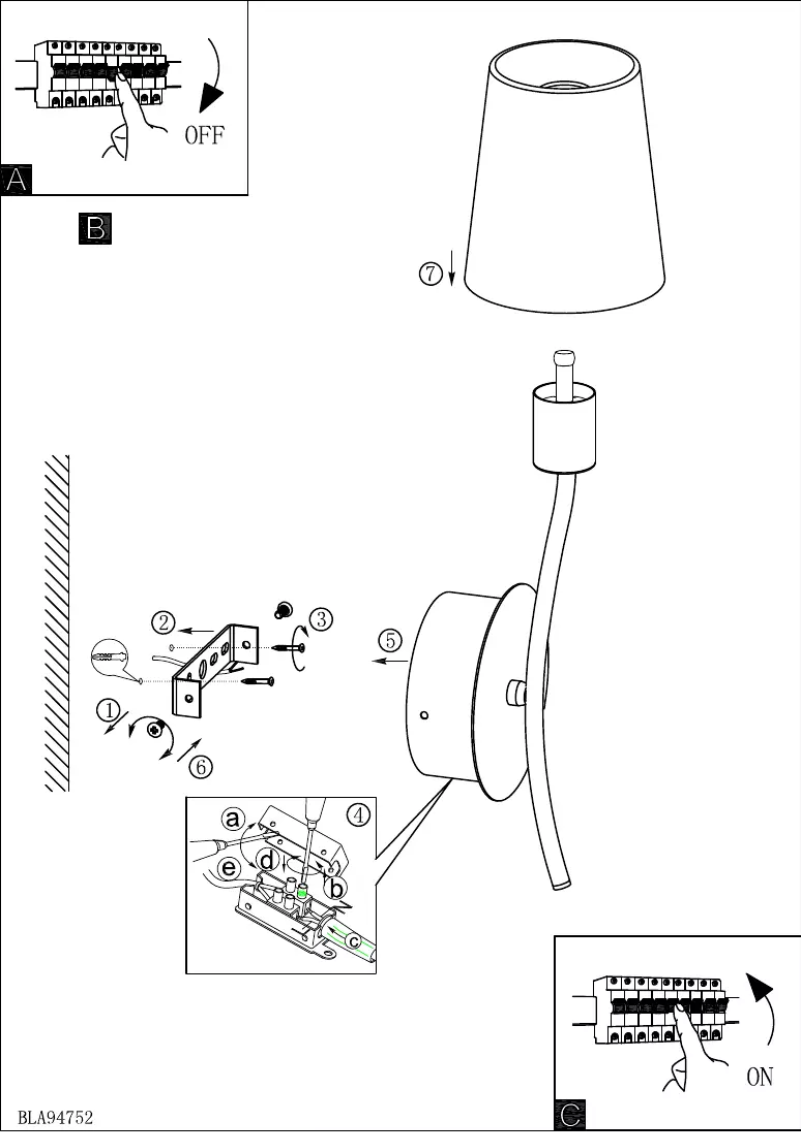 Page n°1 - Manuel utilisateur Eglo Noventa