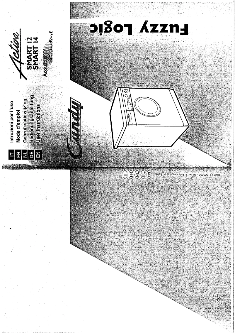 Page n°1 - Manuel utilisateur Candy ACTIVA SMART 12