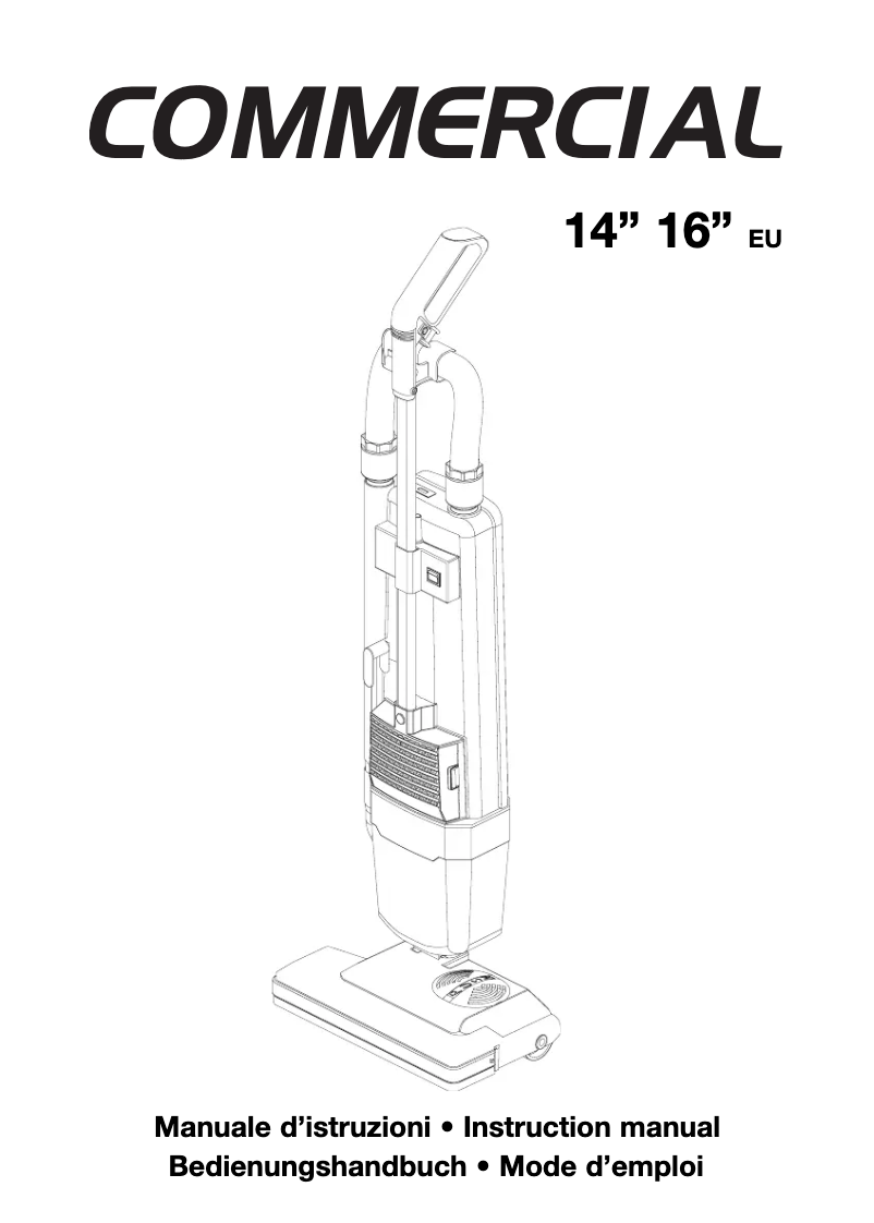 Page 1 de la notice Manuel utilisateur Floorpul Commercial 16