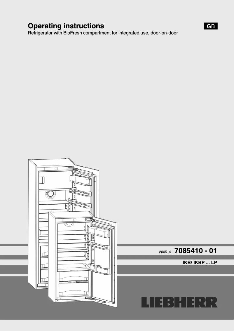 Image de la première page du manuel de l'appareil IKBP 2954 Premium BioFresh