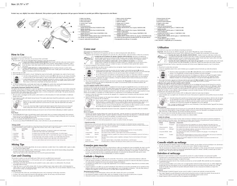 Image de la première page du manuel de l'appareil MX150