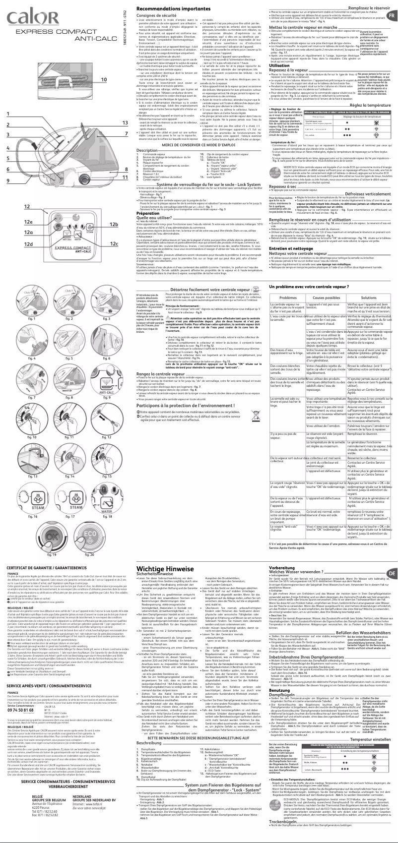 Image de la première page du manuel de l'appareil GV7085