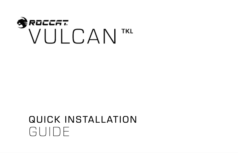 Página 1 del manual Manual de usuario Roccat Vulcan TKL