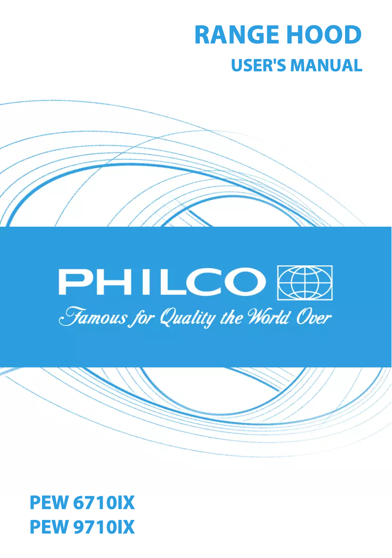 Page 1 de la notice Manuel utilisateur Philco PEW 6710 IX