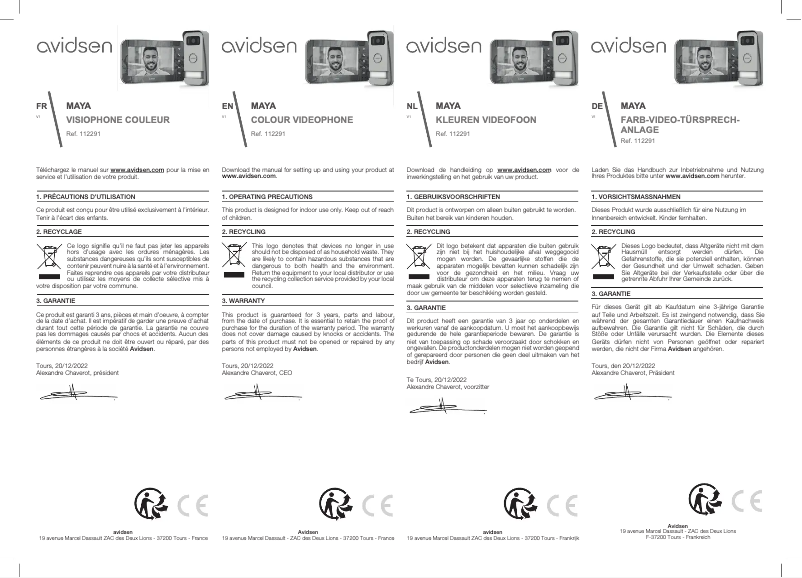 Page 1 de la notice Manuel utilisateur Philips WelcomeHive Pro 2