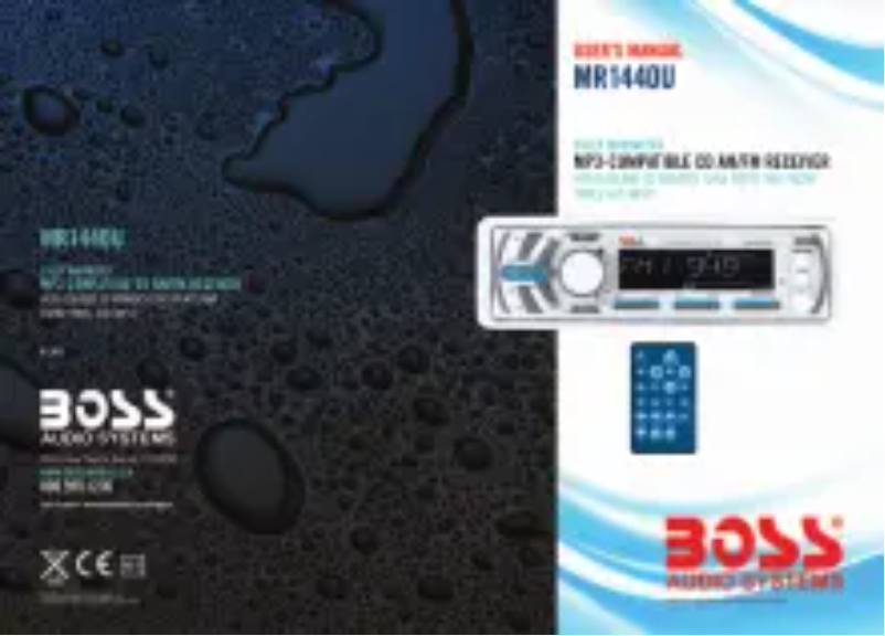 Page 1 de la notice Manuel utilisateur Boss MR1440U