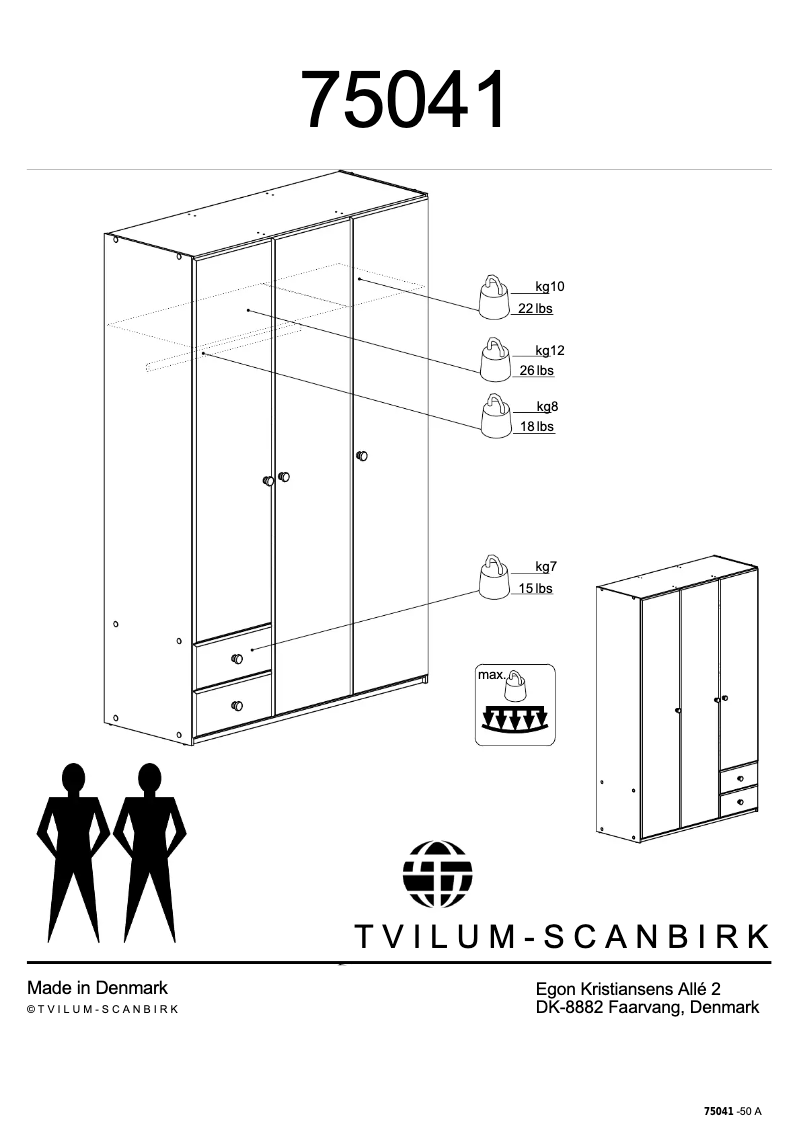 Image de la première page du manuel de l'appareil Dallerup (132x200x50)
