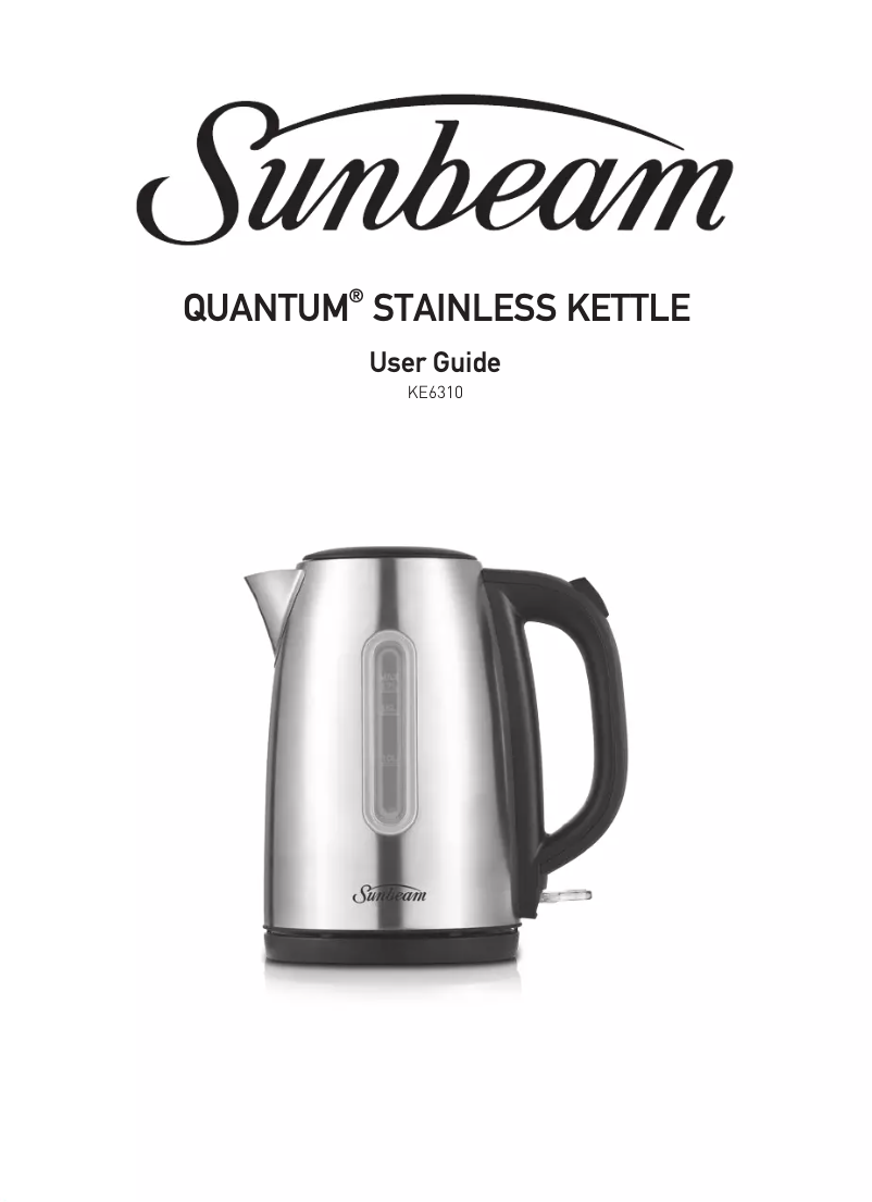 Image de la première page du manuel de l'appareil Quantum KE6310