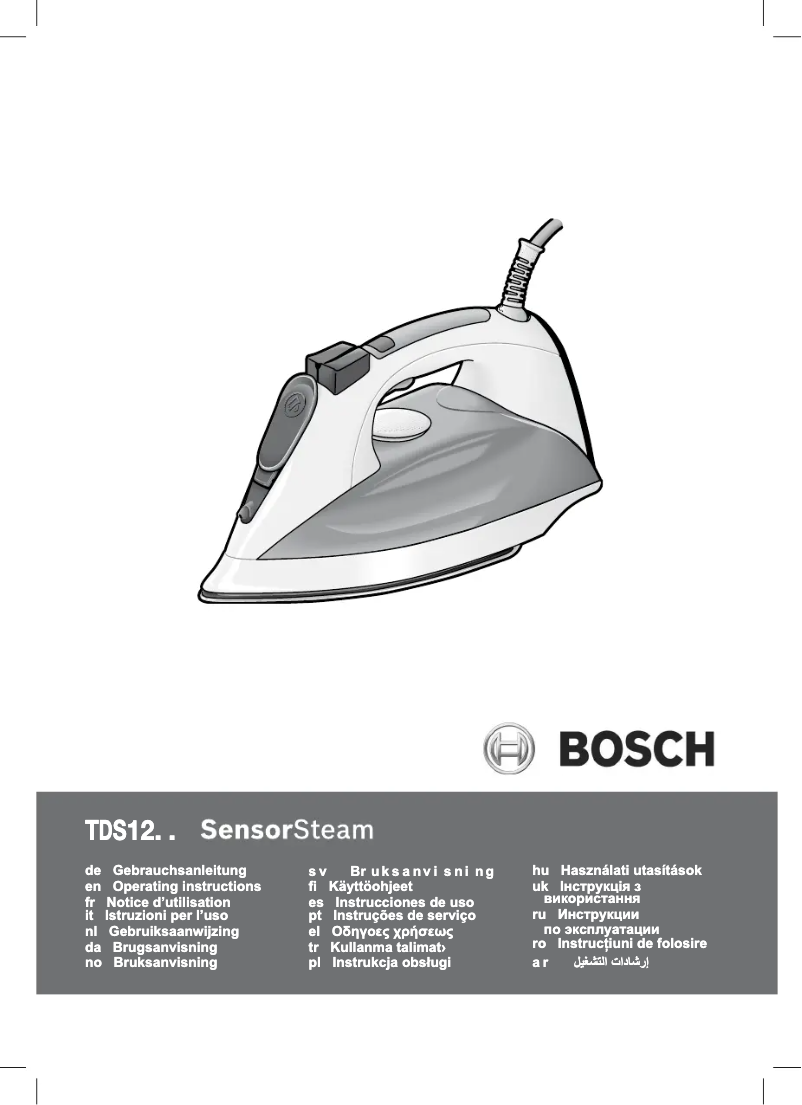 Página 1 del manual Manual de usuario Bosch TDS1216