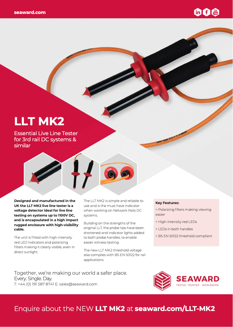 Image de la première page du manuel de l'appareil LLT MK2