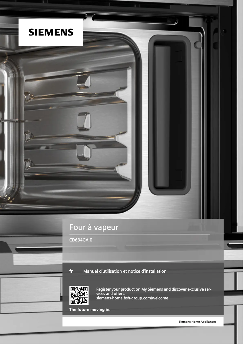 Página 1 del manual Manual de usuario Siemens CD634GAS0