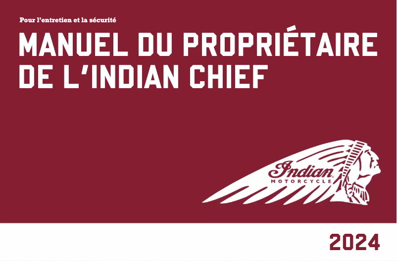 Página 1 del manual Manual de usuario Indian Sport Chief (2024)