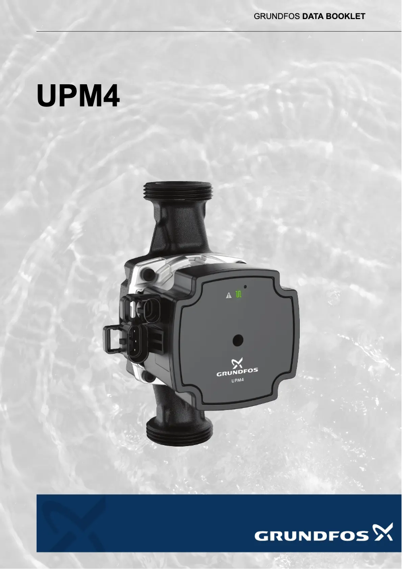 Página 1 del manual Ficha técnica Grundfos ALPHA1