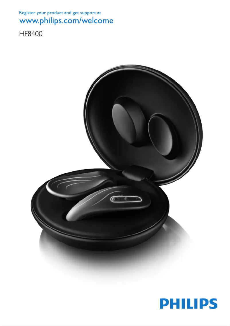 Page 1 de la notice Mode d'emploi Philips HF8400