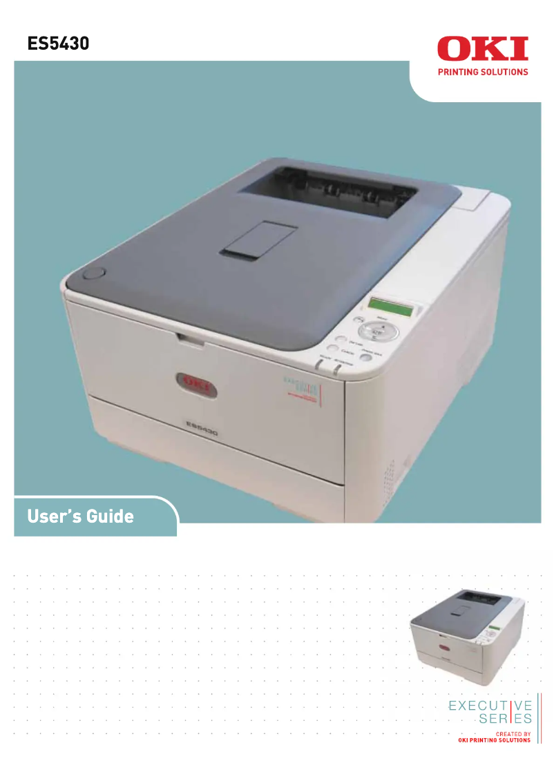 Page n°1 - Manuel utilisateur OKI ES5430