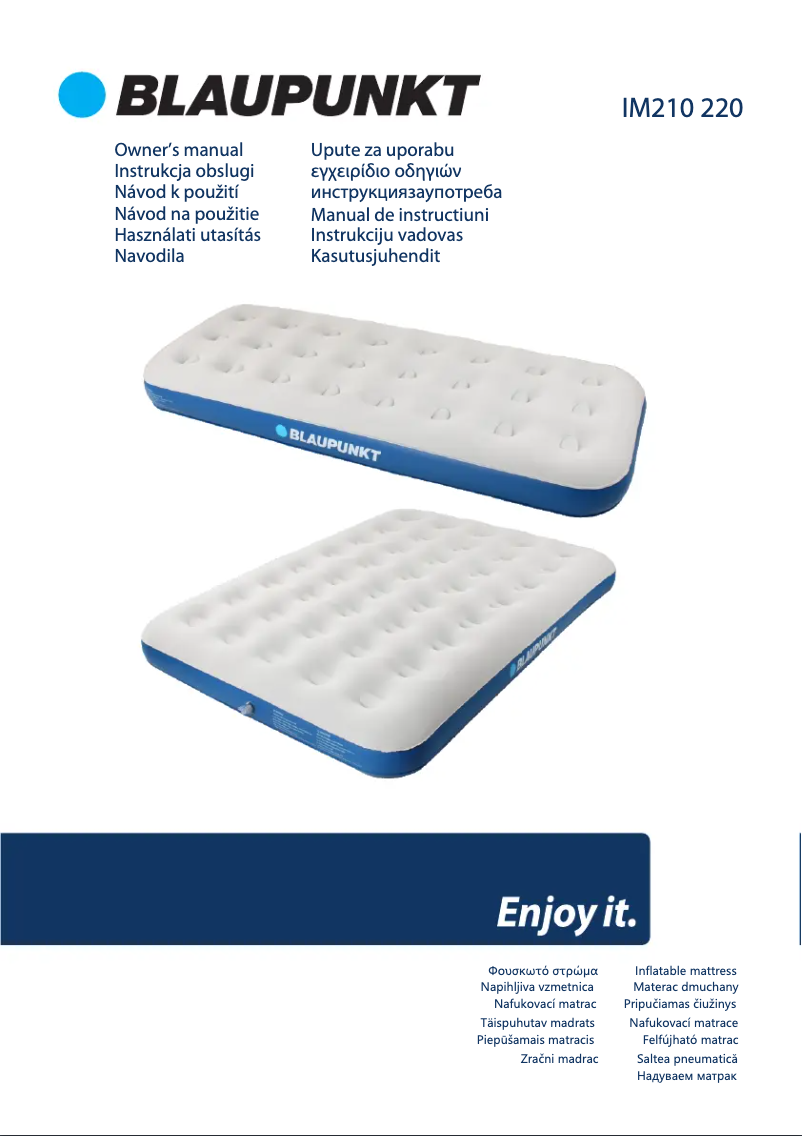 Page n°1 - Manuel utilisateur Blaupunkt IM220
