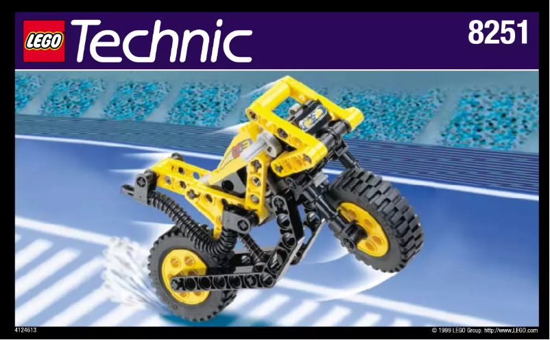 Page 1 de la notice Manuel utilisateur Lego Technic 8251