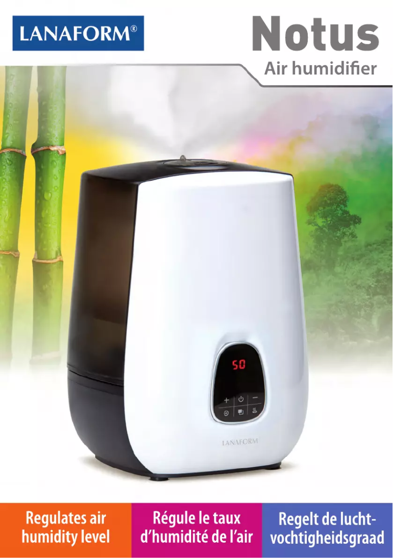 Page 1 de la notice Manuel utilisateur Lanaform Notus