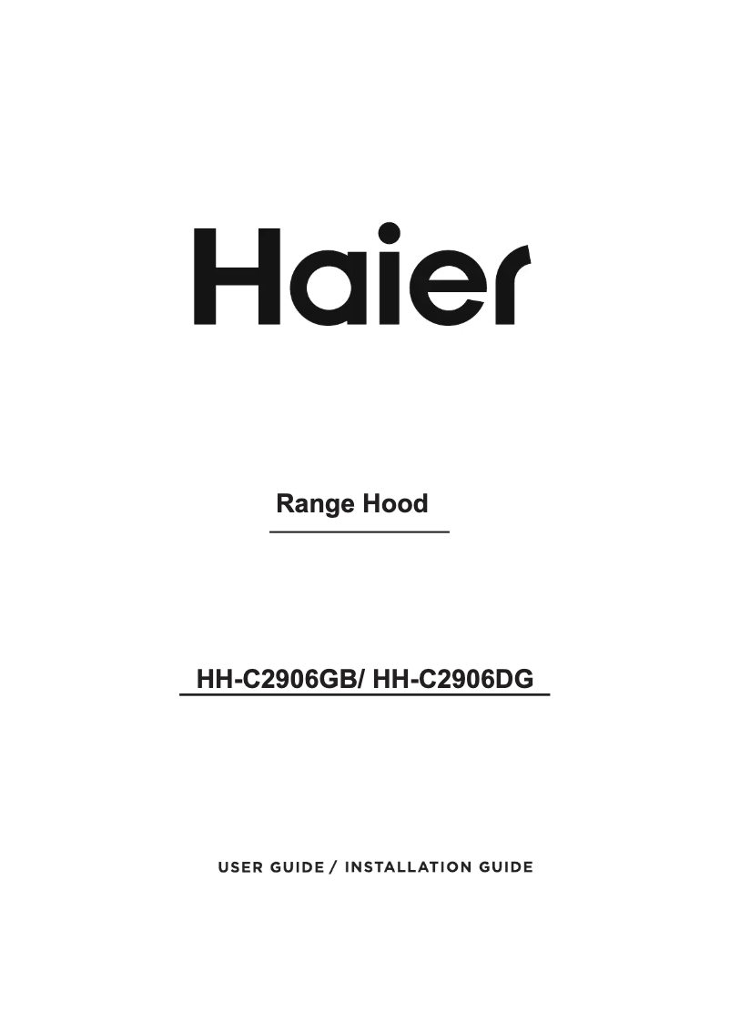 Page 1 de la notice Manuel utilisateur Haier HH-C2906GB
