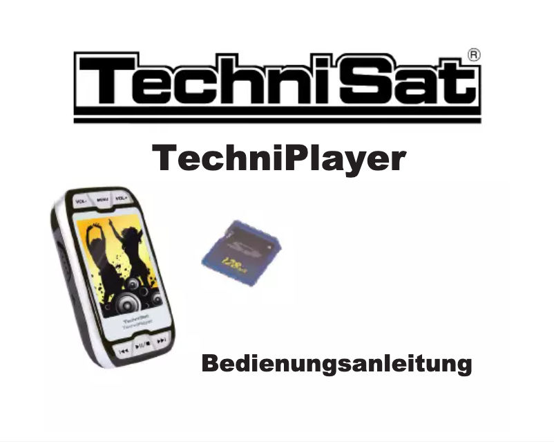 Page n°1 - Manuel utilisateur TechniSat TechniPlayer