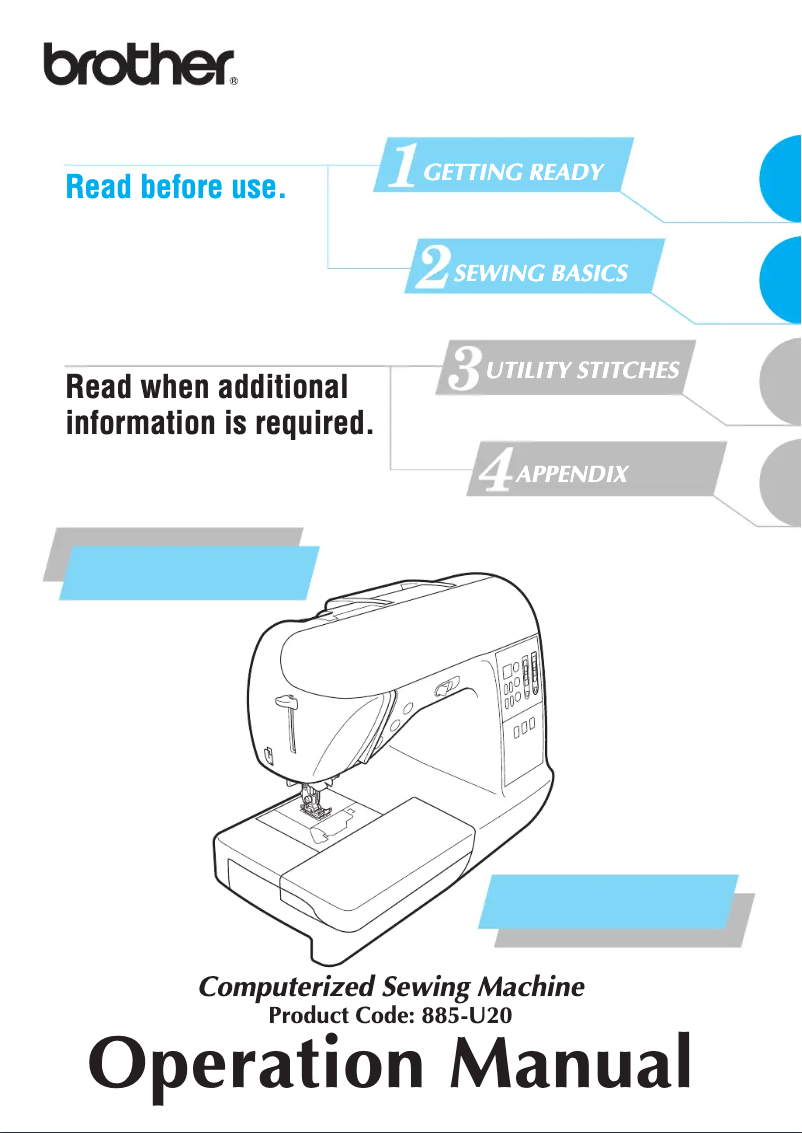 Page n°1 - Manuel utilisateur Brother Innov-is 210