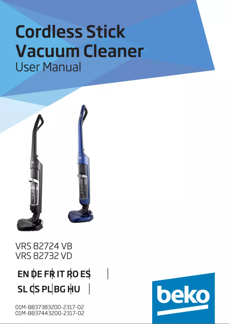 Image de la première page du manuel de l'appareil VRS82732VD