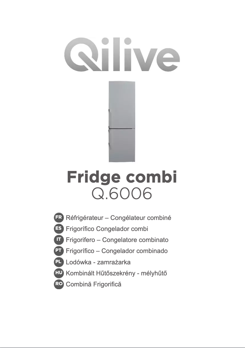Page n°1 - Manuel utilisateur Qilive Q.6006