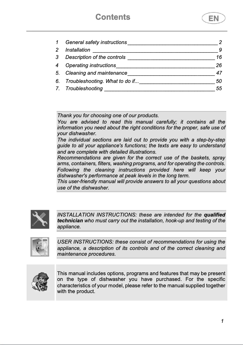 Page n°1 - Mode d'emploi Smeg LVFABCR2