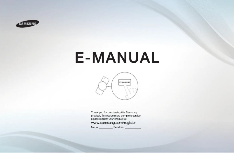 Image de la première page du manuel de l'appareil UE22ES5000WXZF