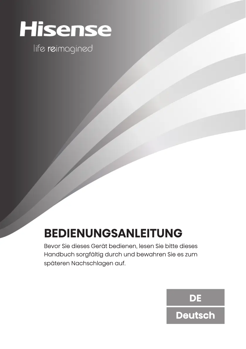 Page 1 de la notice Manuel utilisateur Hisense RQ5P470SAFD