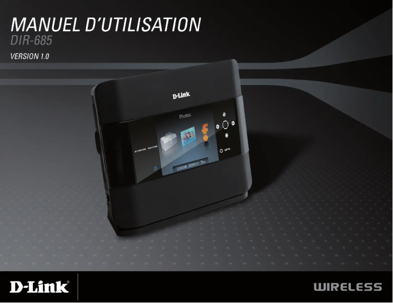 Page 1 de la notice Manuel utilisateur D-Link DIR-685