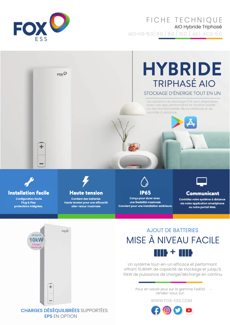 Image de la première page du manuel de l'appareil AIO-H3-5.0