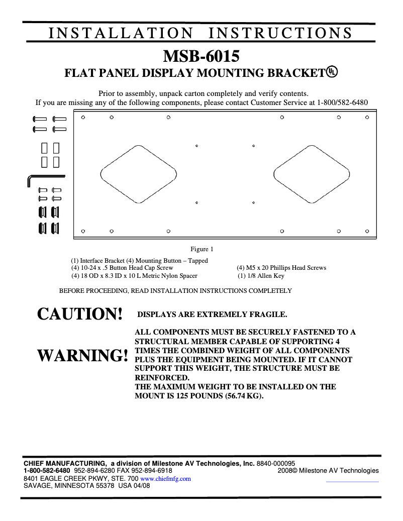 Image de la première page du manuel de l'appareil MCS6015