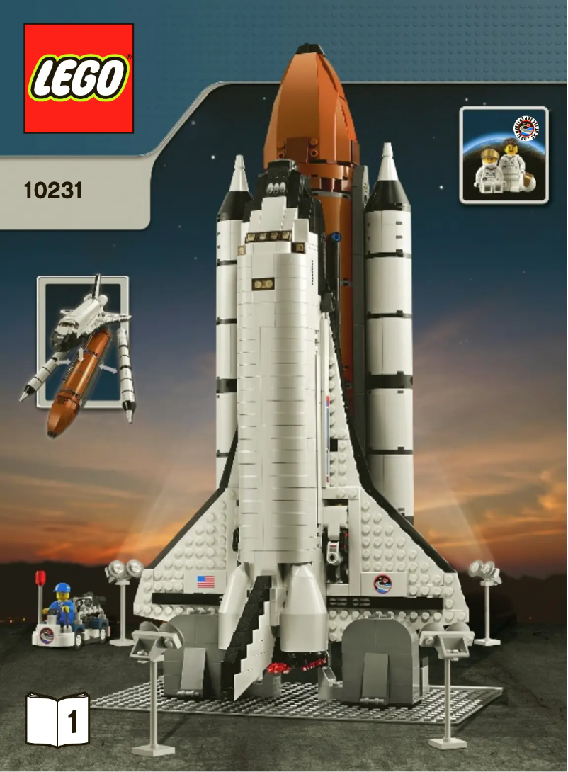 Page 1 of the manual User Manual Lego Shuttle Expedition