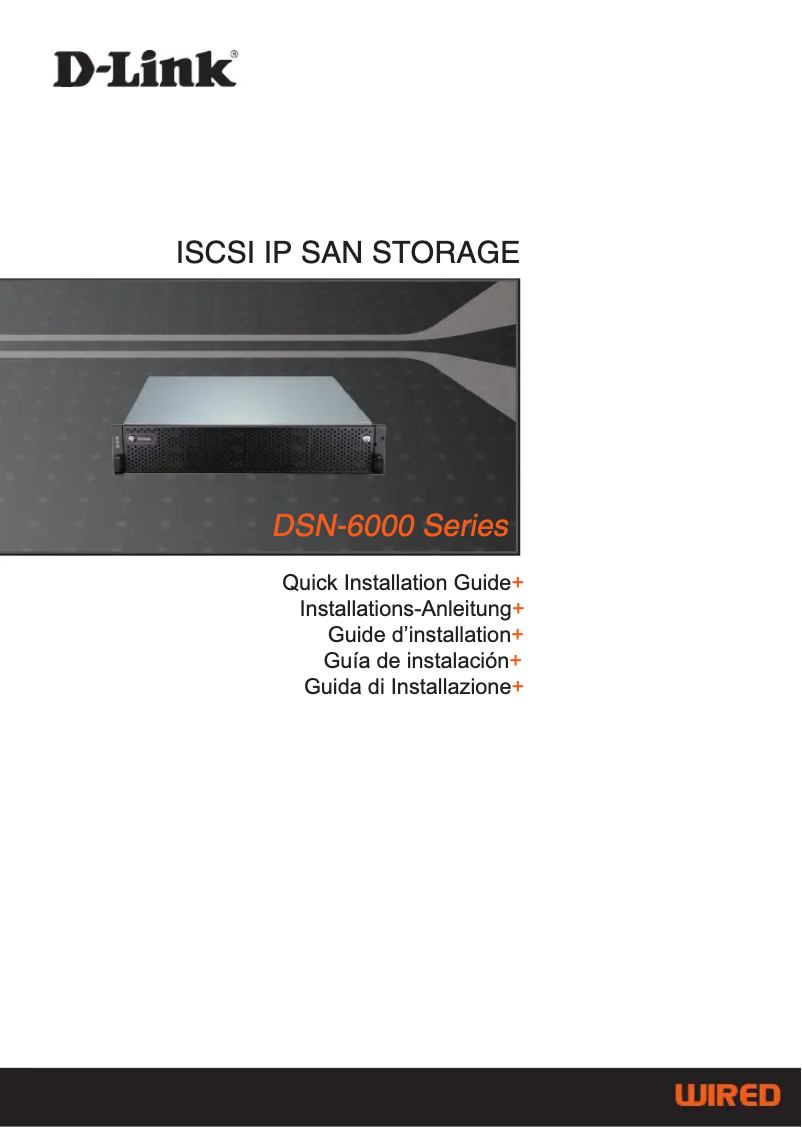 Image de la première page du manuel de l'appareil DSN-6420