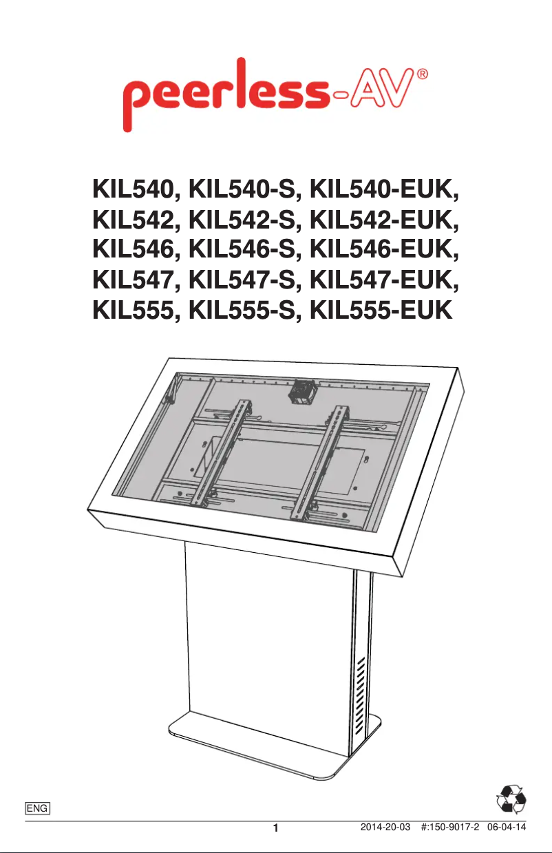 Image de la première page du manuel de l'appareil KIL547