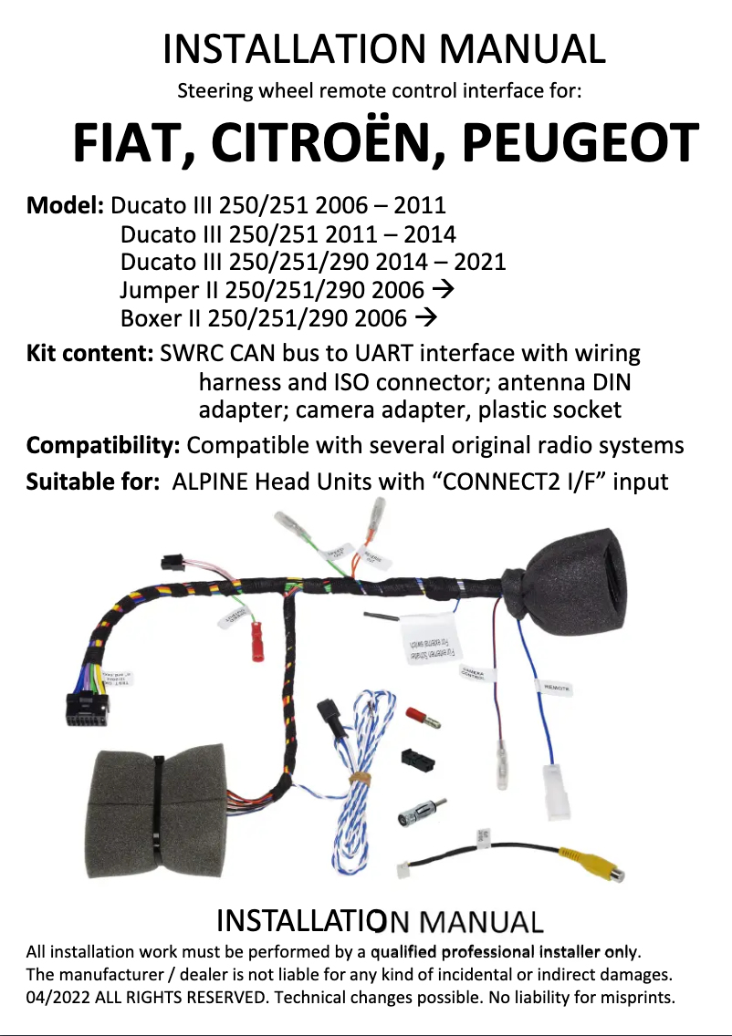 Page 1 de la notice Manuel utilisateur Alpine APF-X304DU