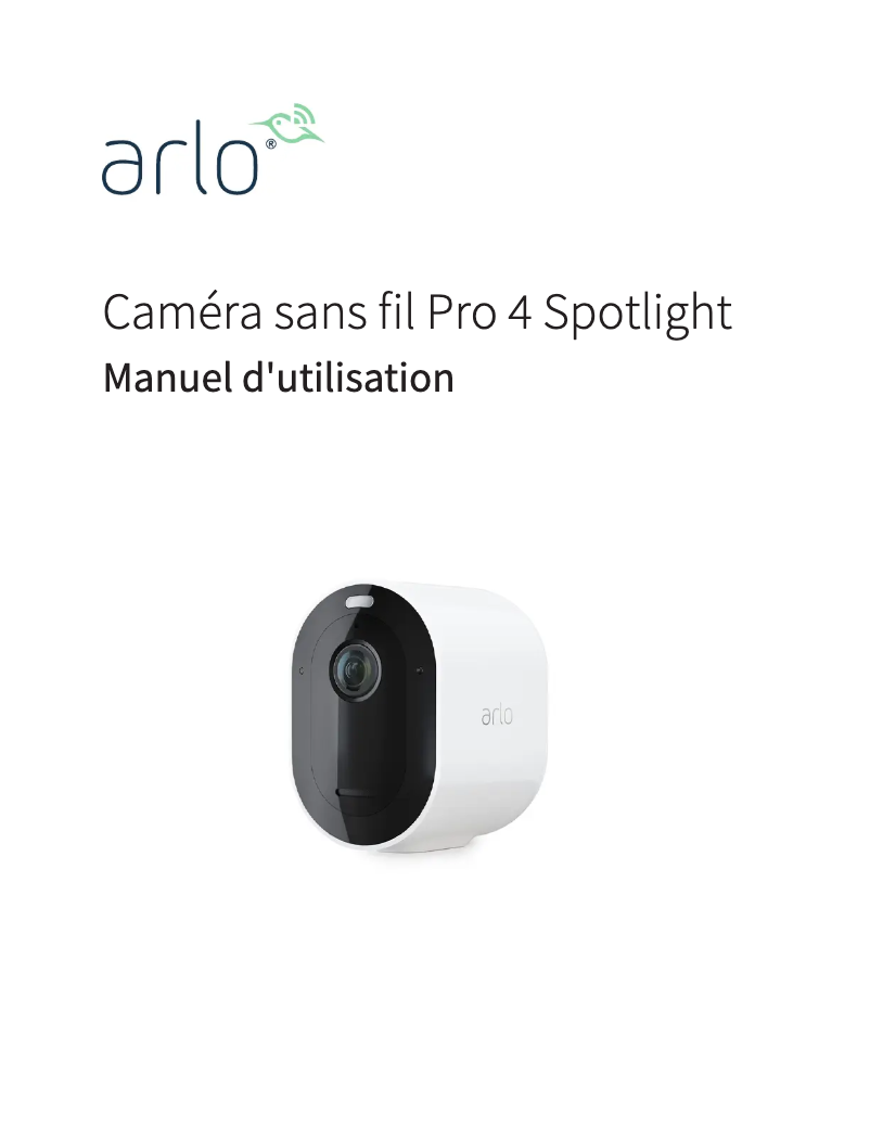 Image de la première page du manuel de l'appareil Pro