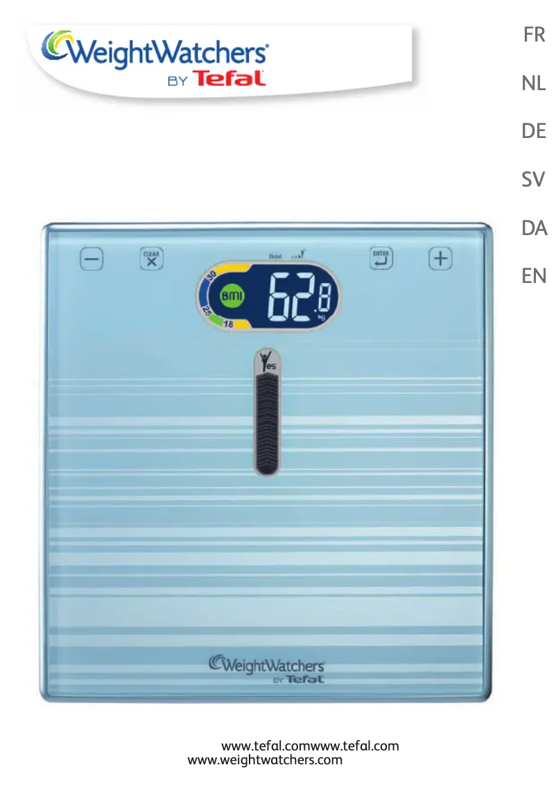 Page n°1 - Manuel utilisateur Tefal WeightWatchers WZ5100C0