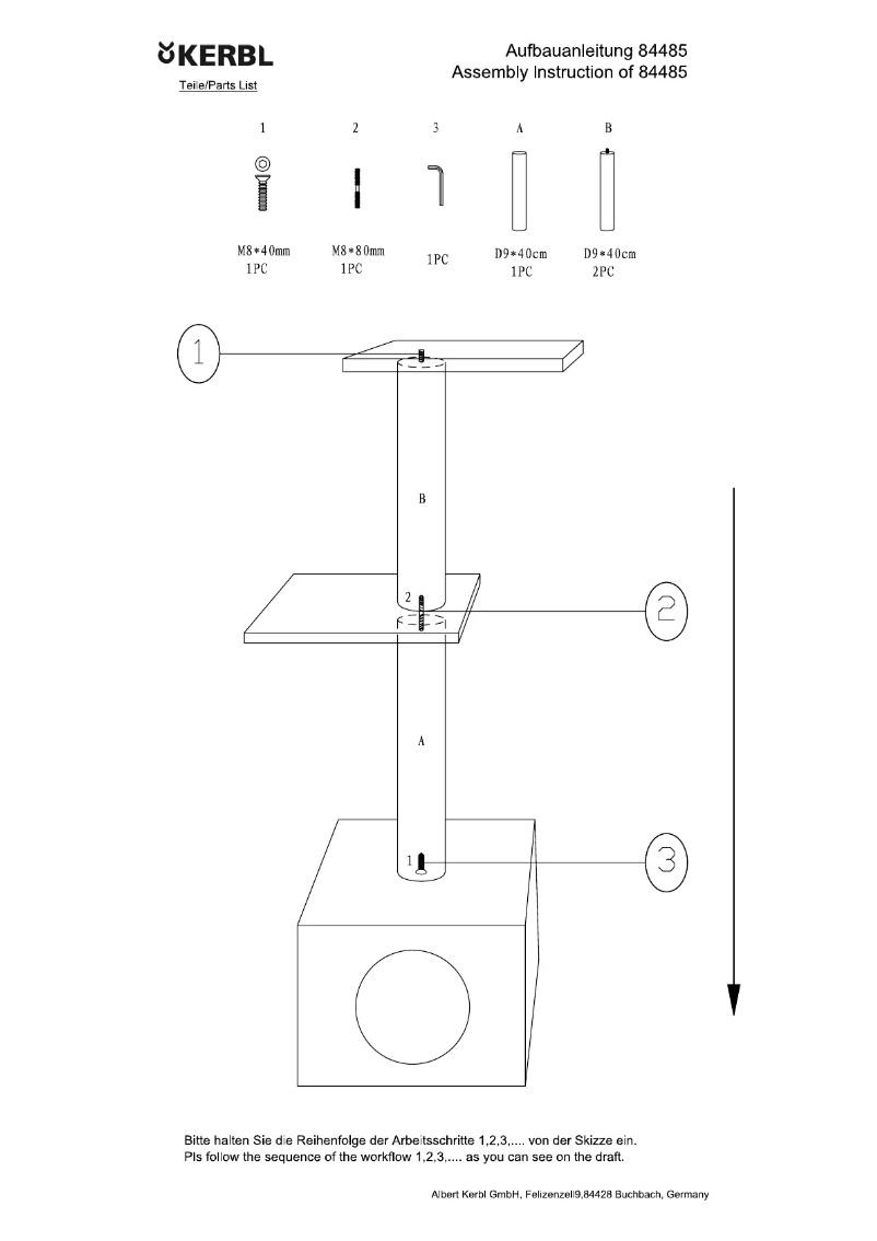Page n°1 - Manuel utilisateur Kerbl Venus 84485
