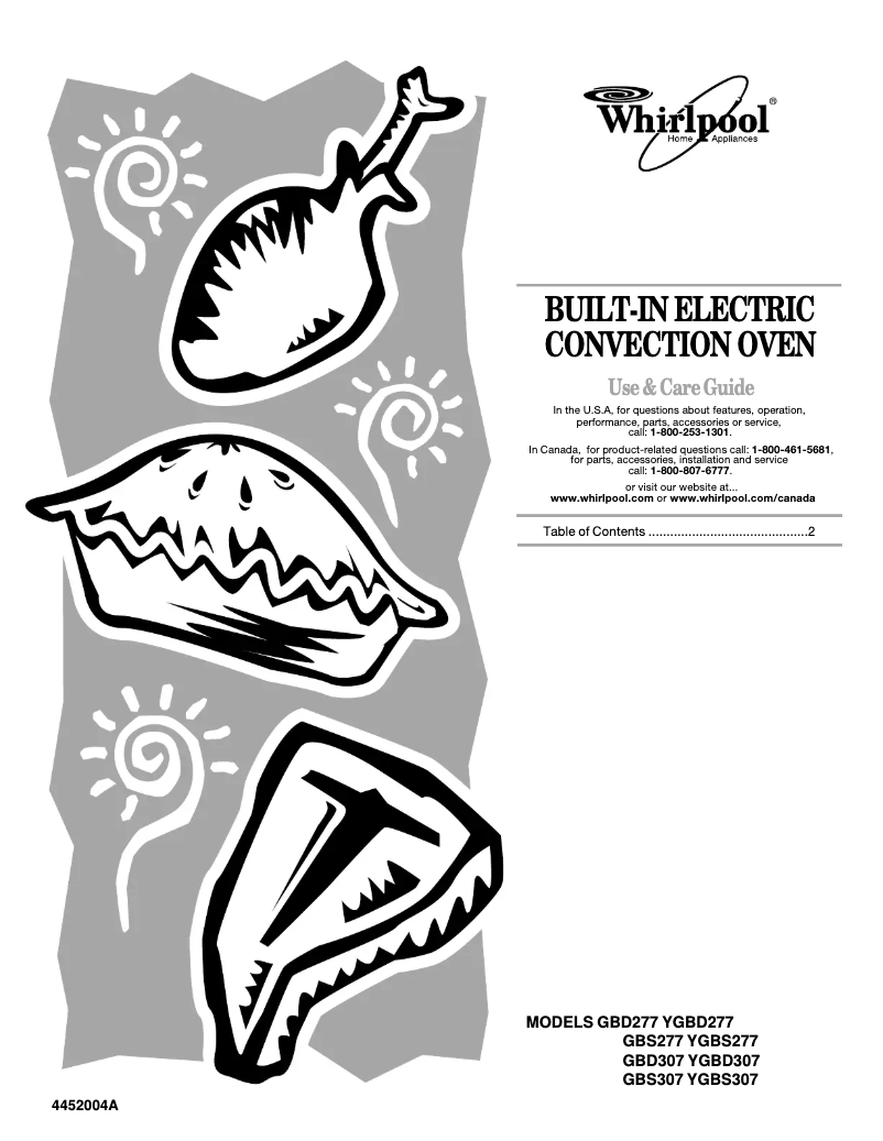 Página 1 del manual Manual de usuario Whirlpool GBS309PVQ