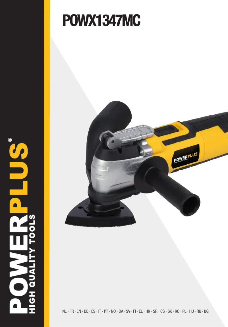 Image de la première page du manuel de l'appareil POWX1347MC