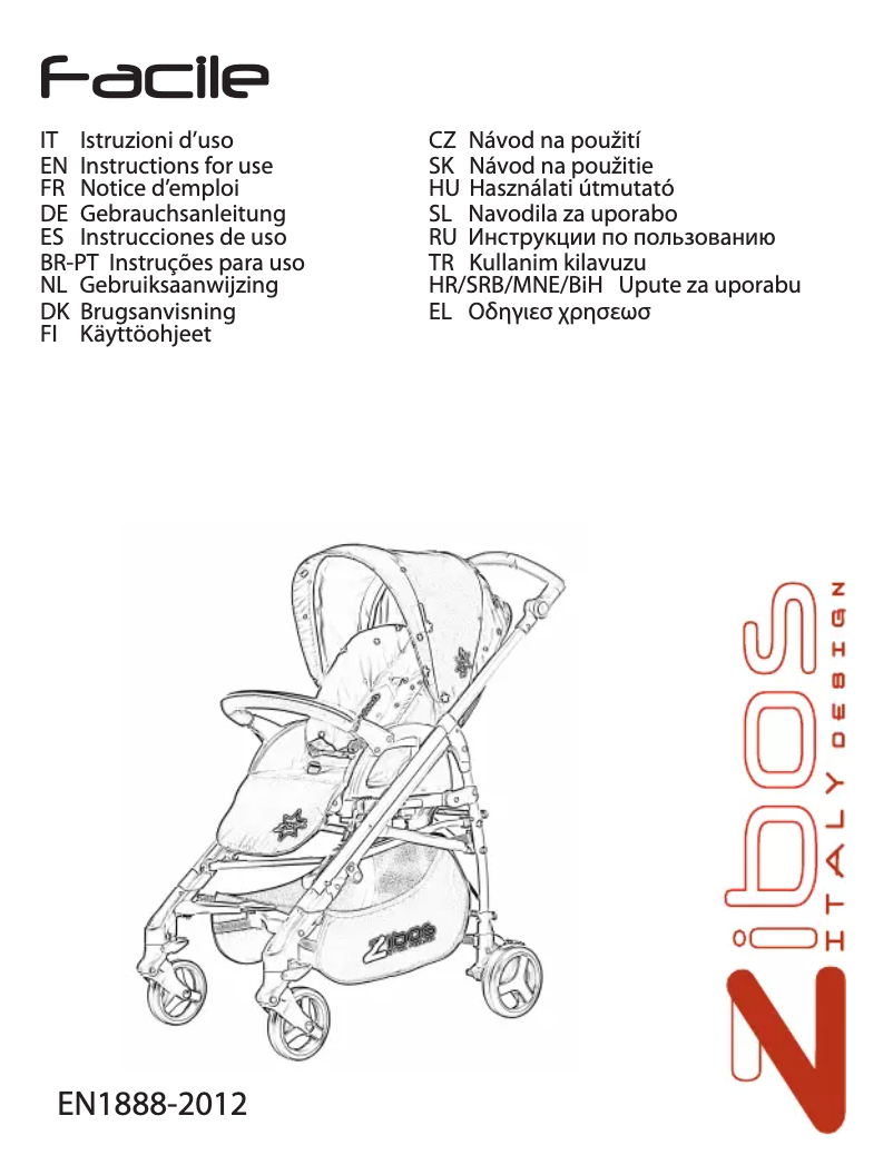 Image de la première page du manuel de l'appareil Facile