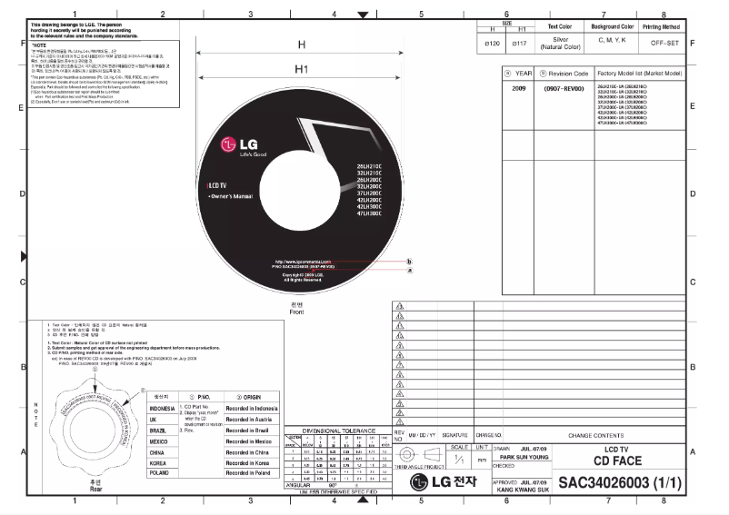 Página 1 del manual Manual de usuario LG 32LH200C