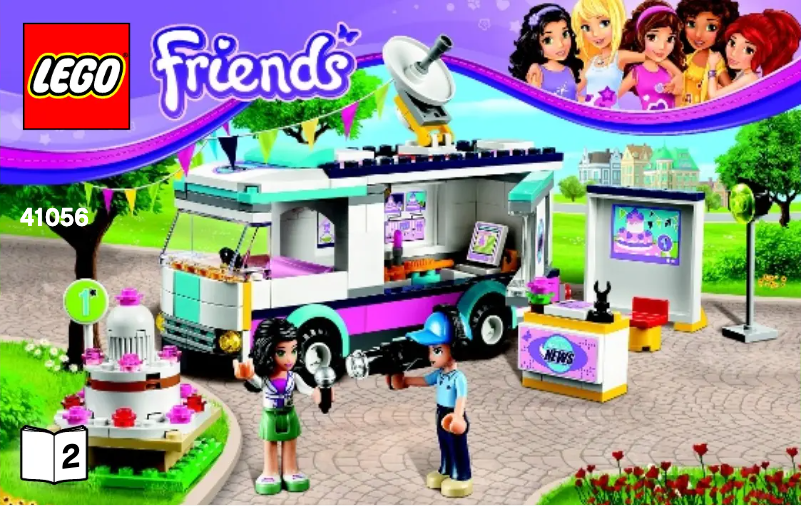 Page 1 de la notice Manuel utilisateur Lego Friends 41056