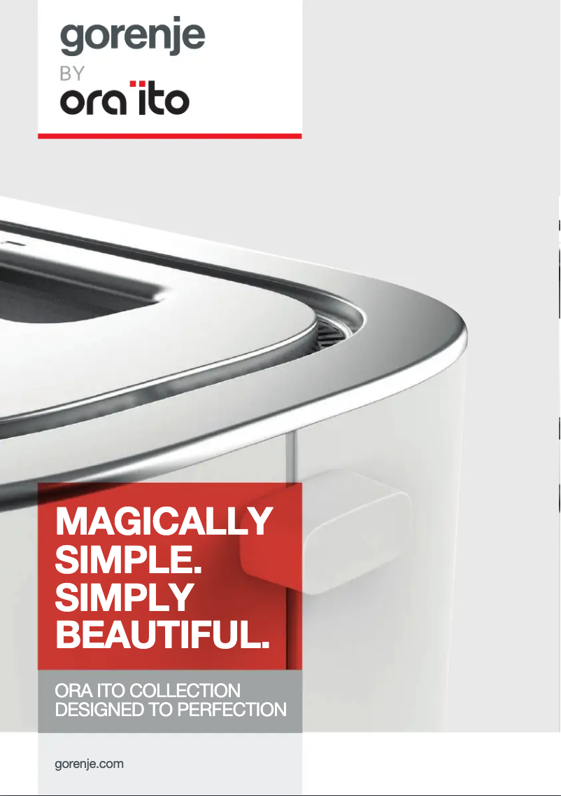 Page n°1 - Brochure Gorenje T800ORAB